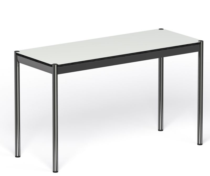 USM HALLER Table 125 x 50 cm Home Office | synthetic resin pearl